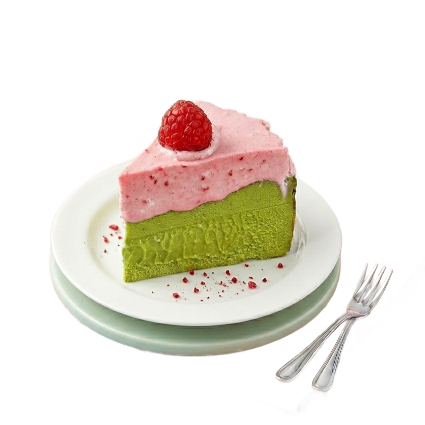 Matcha Stroberry Cheesecake
